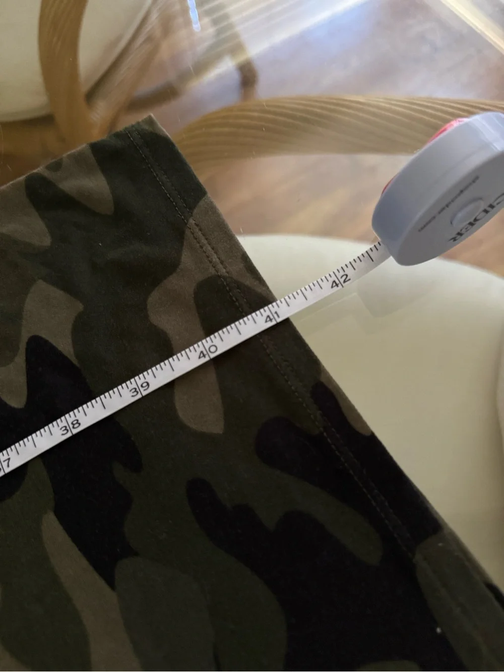 Women’s Camo Bodycon Dress - Olive Green Camouflage - Picture 2 of 2